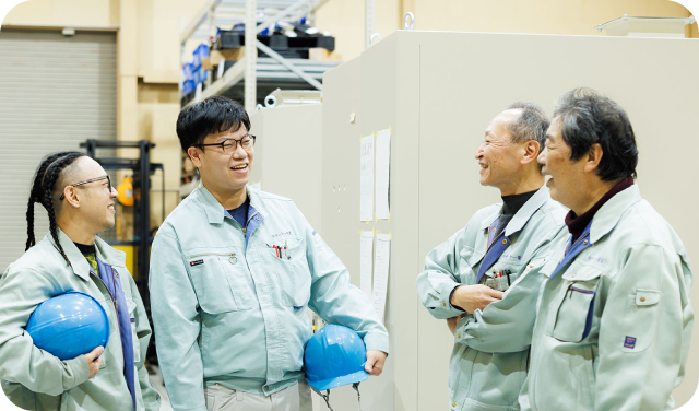 チームで支え合う職場